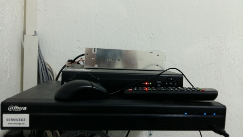დამონტაჟებული DVR Dahua