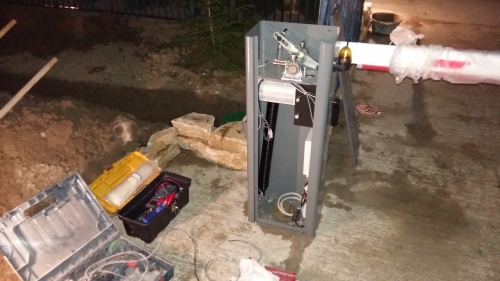 შლაგბაუმის მონტაჟი